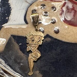 10k gold Betty Boop Pendant SOLD🎁🎁🪬